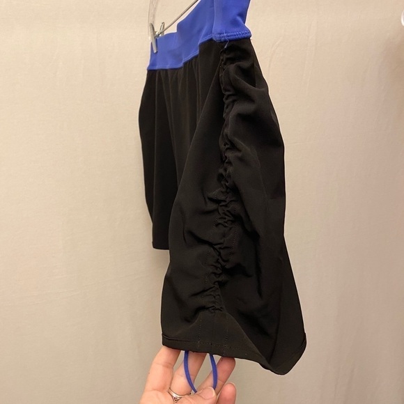 FILA SPORT XL Tennis Active Logo Skort Stretch Black / Blue Rouching, Adjustable - Picture 3 of 7